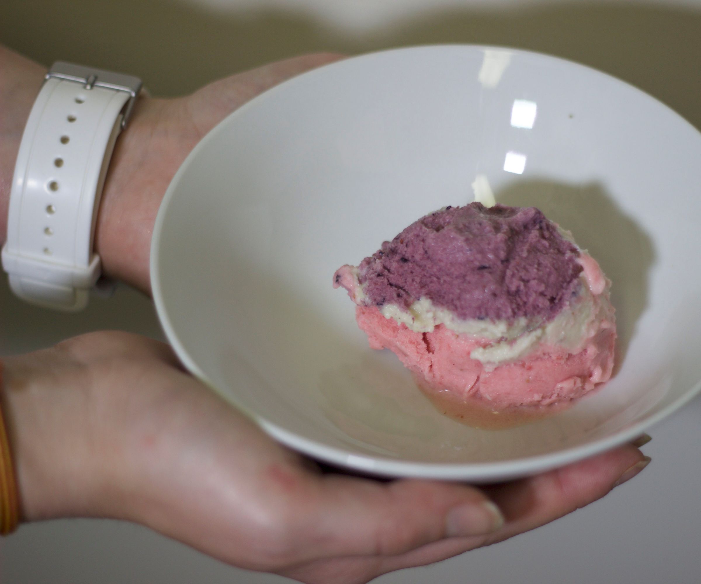 Summer Berry Neapolitan Ice Cream