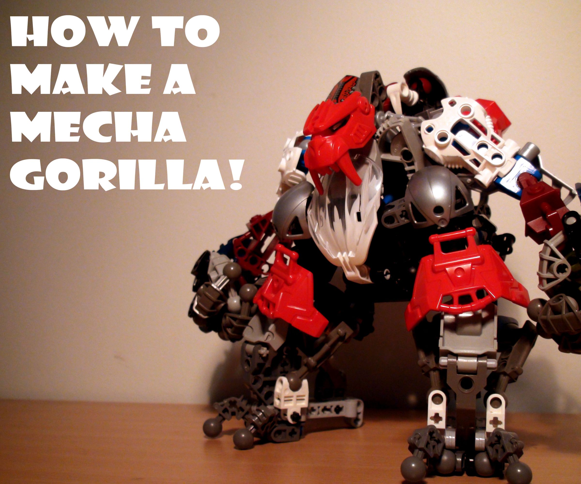 Make a Mecha Gorilla From Bionicles!