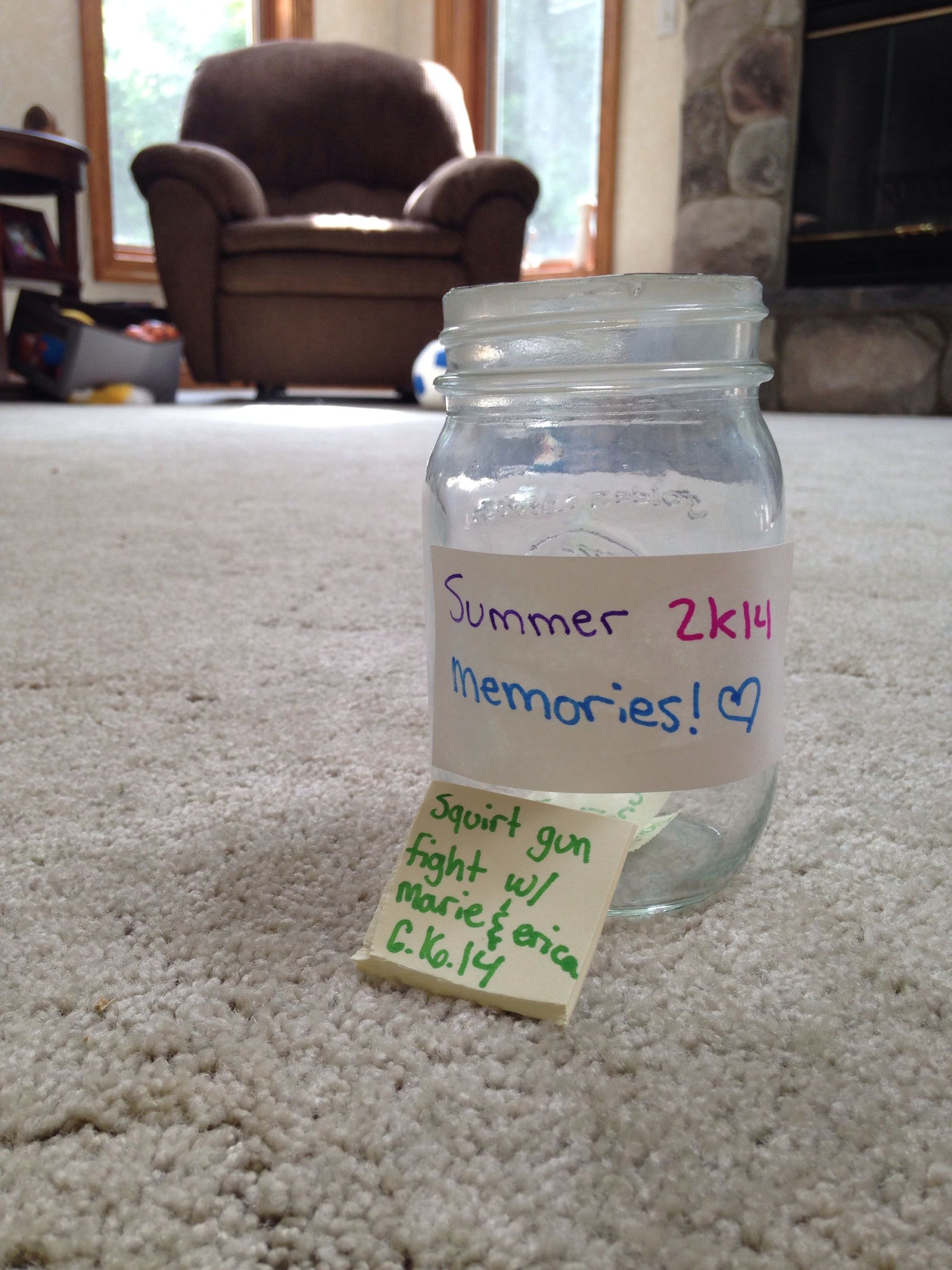 Summer 2k14 Memories Jar