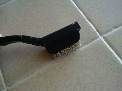 Bend and Griping Brush Bristles