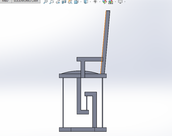 A Simple Tensegrity Chair