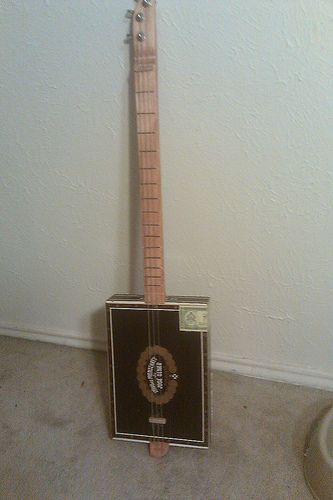 Cigar Box Slide- Haunted Blues