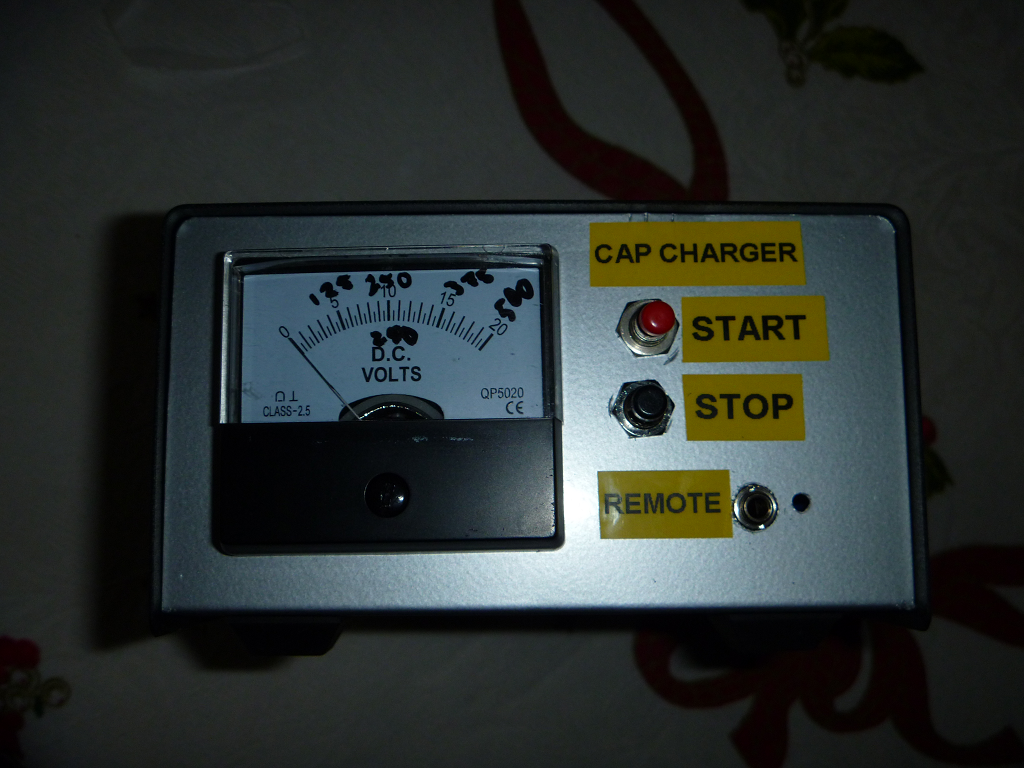 Construction of My Mains Powered Camera Capacitor Charger.
