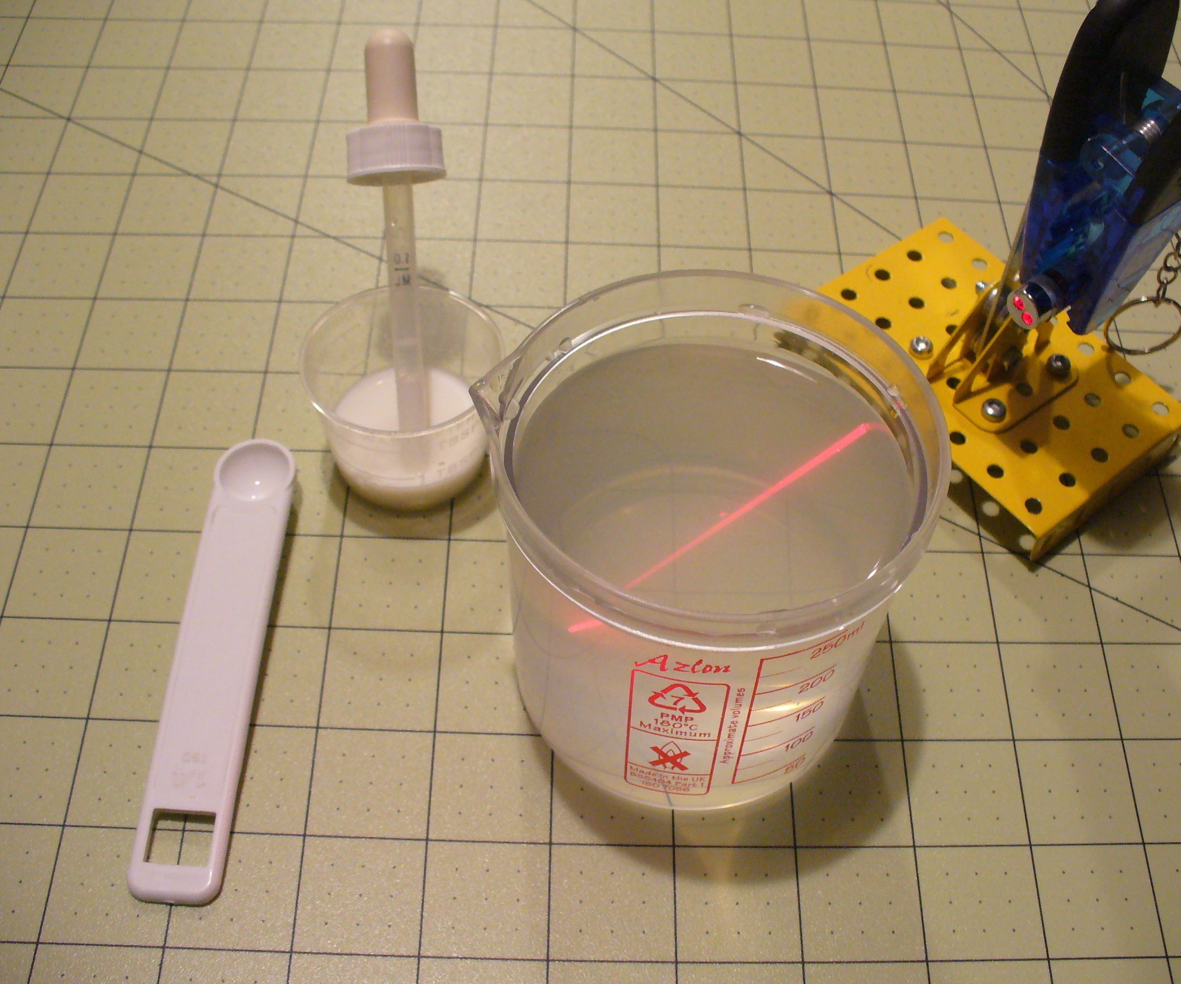 Laser Tyndall Effect