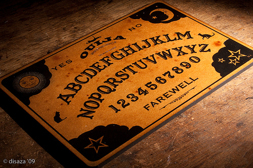 Laser Engraved - Hand Painted Custom OUIJA Board