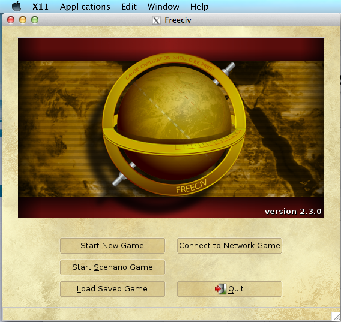 Running Freeciv on a Mac (10.8 Mountain Lion)
