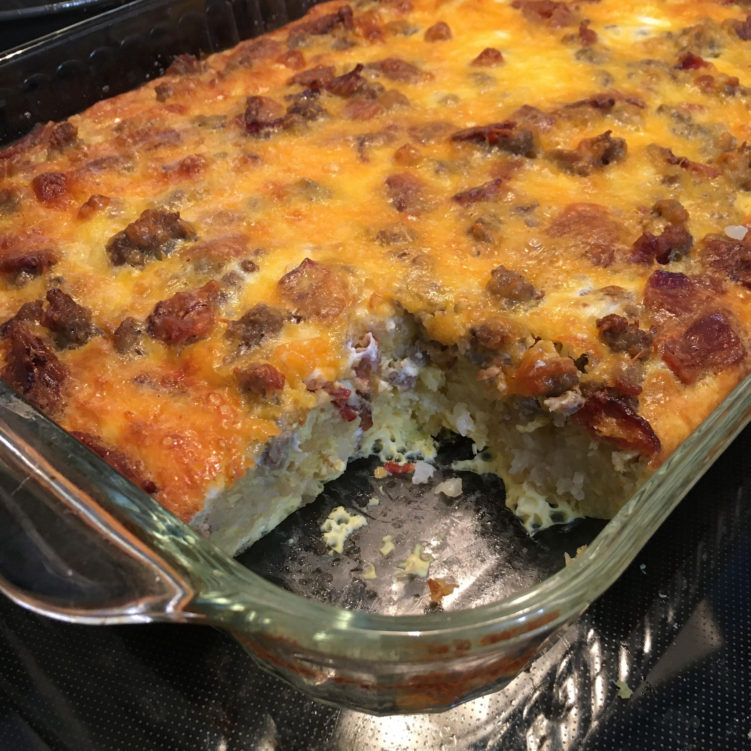 Tater Tot Breakfast Casserole 