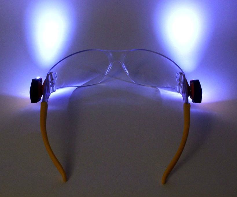 Detachable 360deg "Mag-Lights" for Workshop Glasses