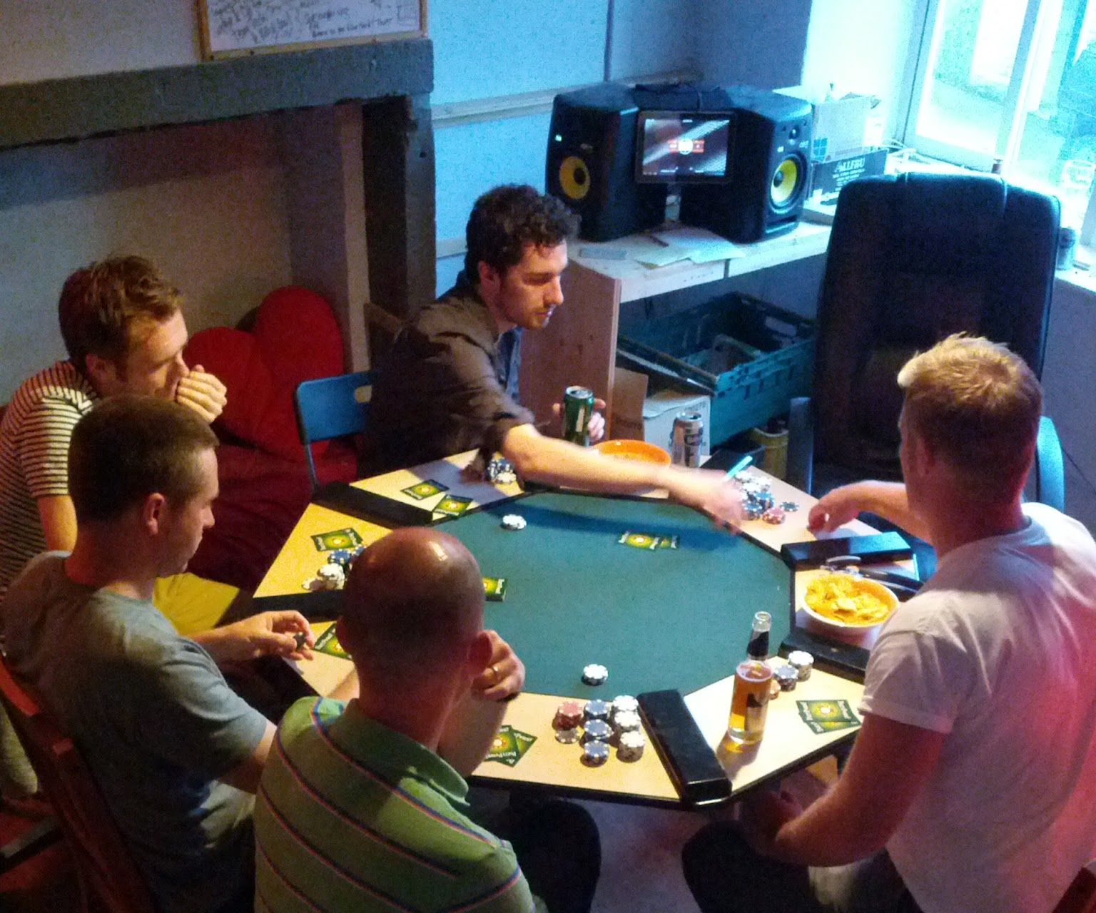 Easy 8 Seat Poker Table Top with Lighting
