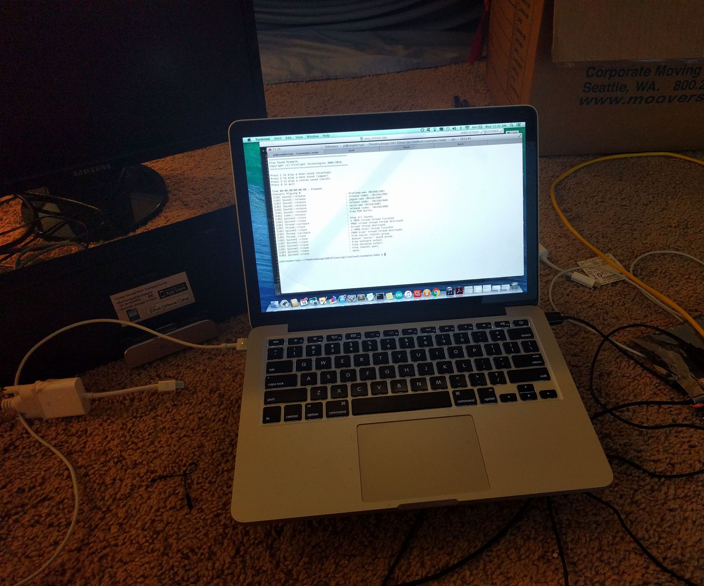 FMOD Running on Raspberry Pi
