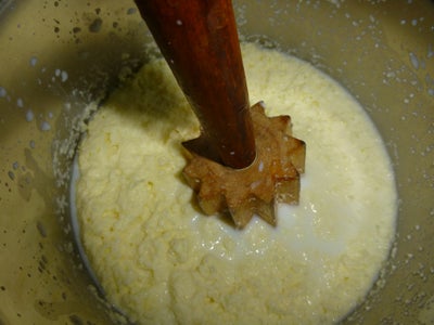 Making Butter From Cream
