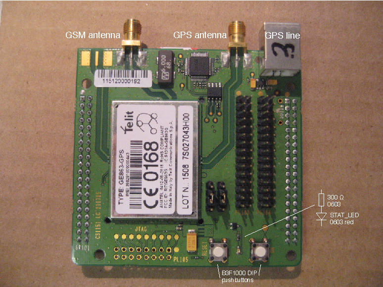 Using the Telit GE863 (GSM-GPRS Module)