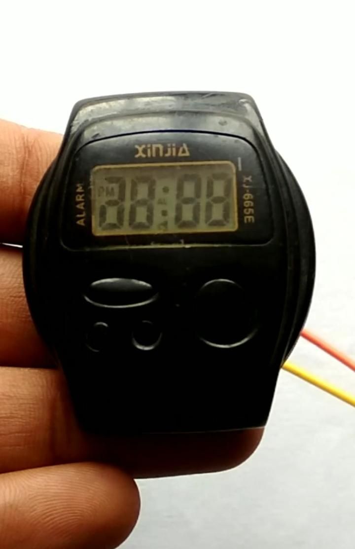 Hack Wrist Watch LCD With Arduino || D-type LCD || Arduino Digital ...