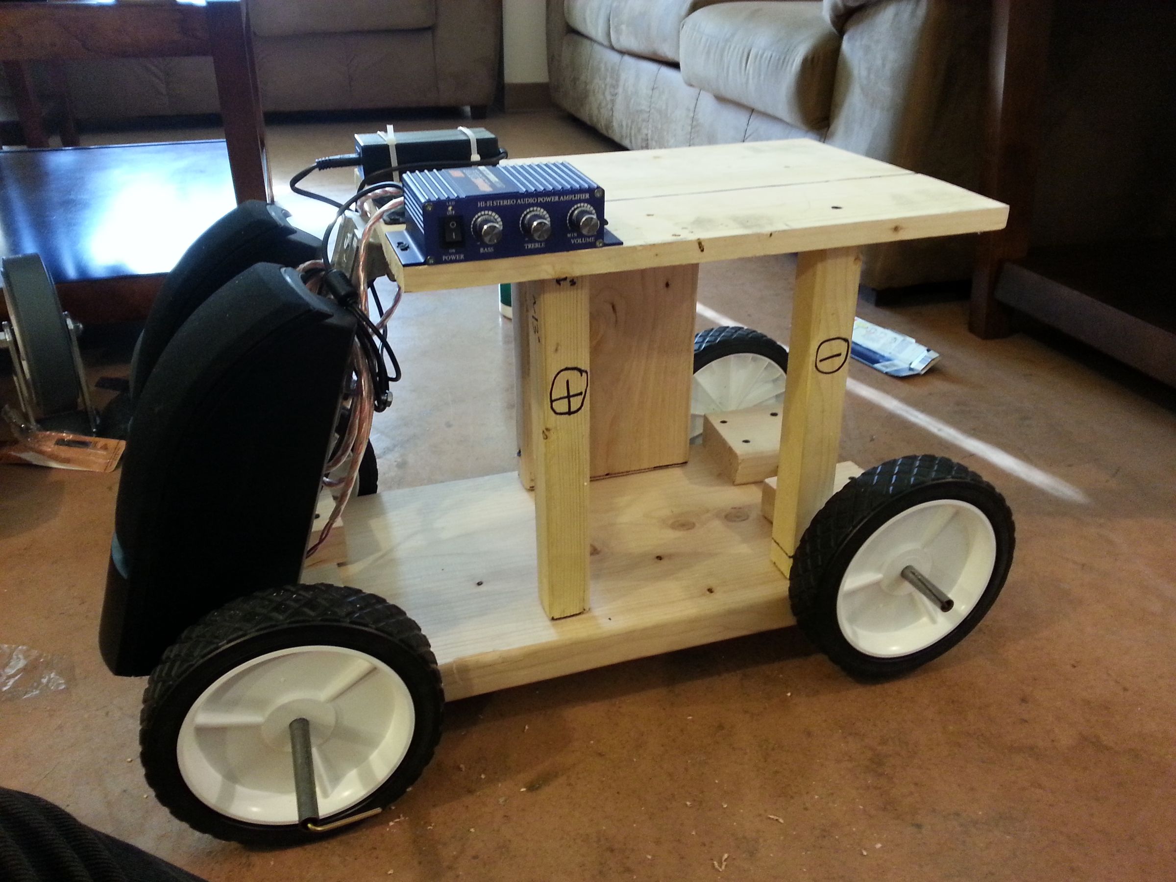 Portable Outdoor Projection Cart Instructables