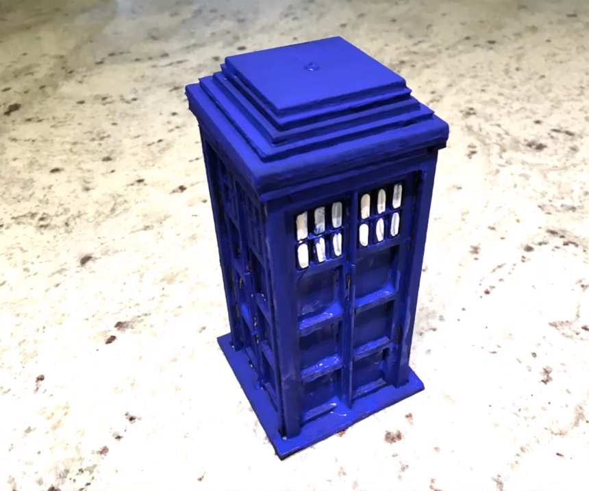Laser Cut TARDIS
