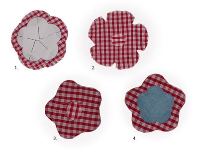 To Make the Fabric Flower Cont..