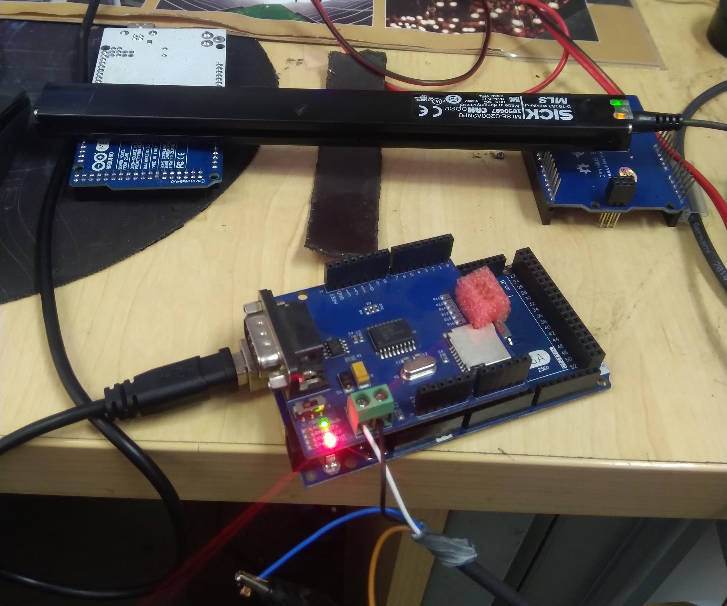 Arduino Interface With Magnetic Tape Sensor Used in AGVs