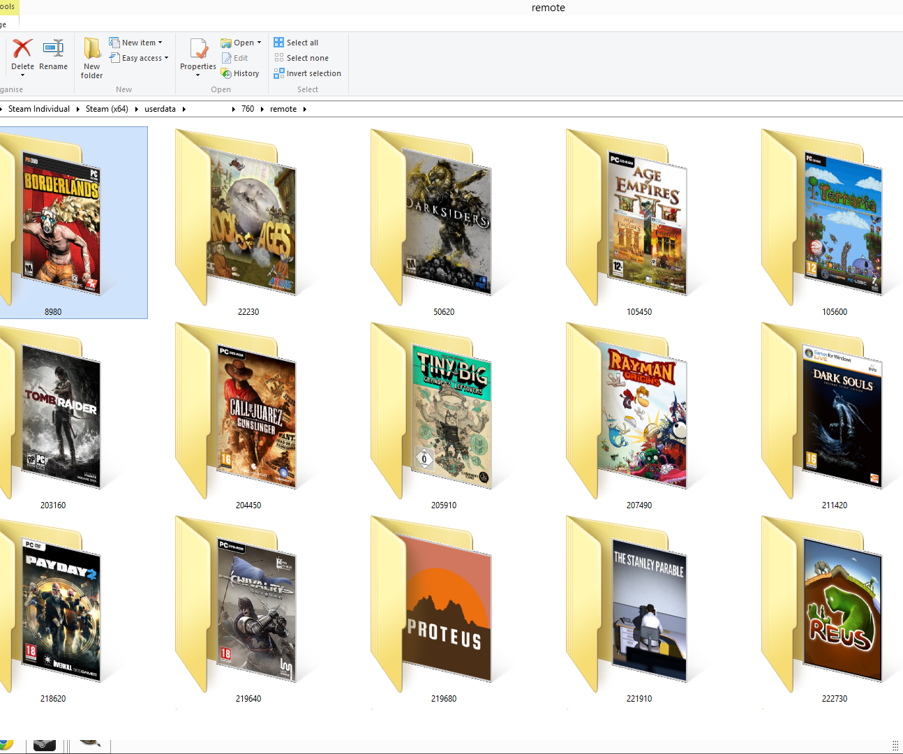 How to 'organise' steam's screenshot folder