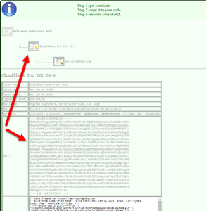 Get Server SSL Certificate for Your ESP