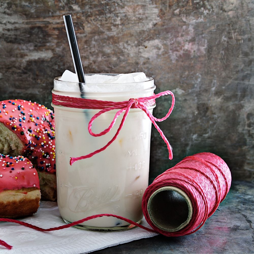 The Pink Donut:  a Cocktail