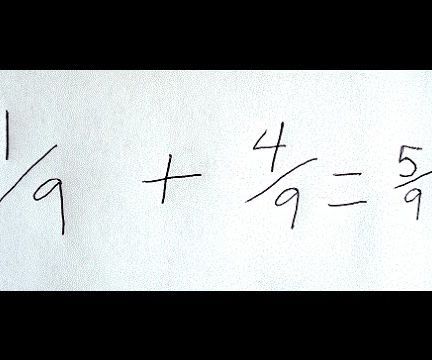 How to Add Fractions