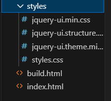 Create HTML and CSS Files