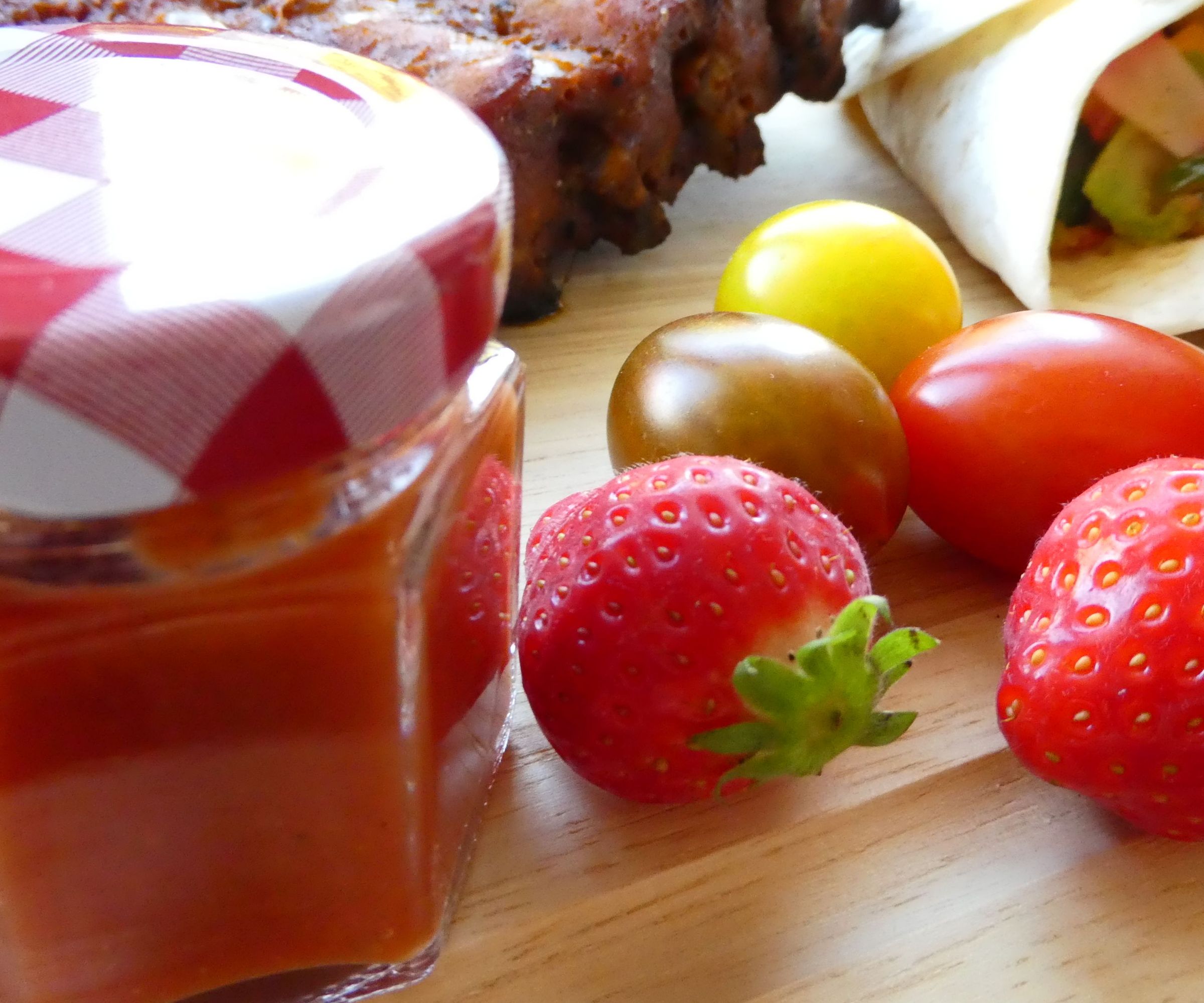 Strawberry BBQ Ketchup
