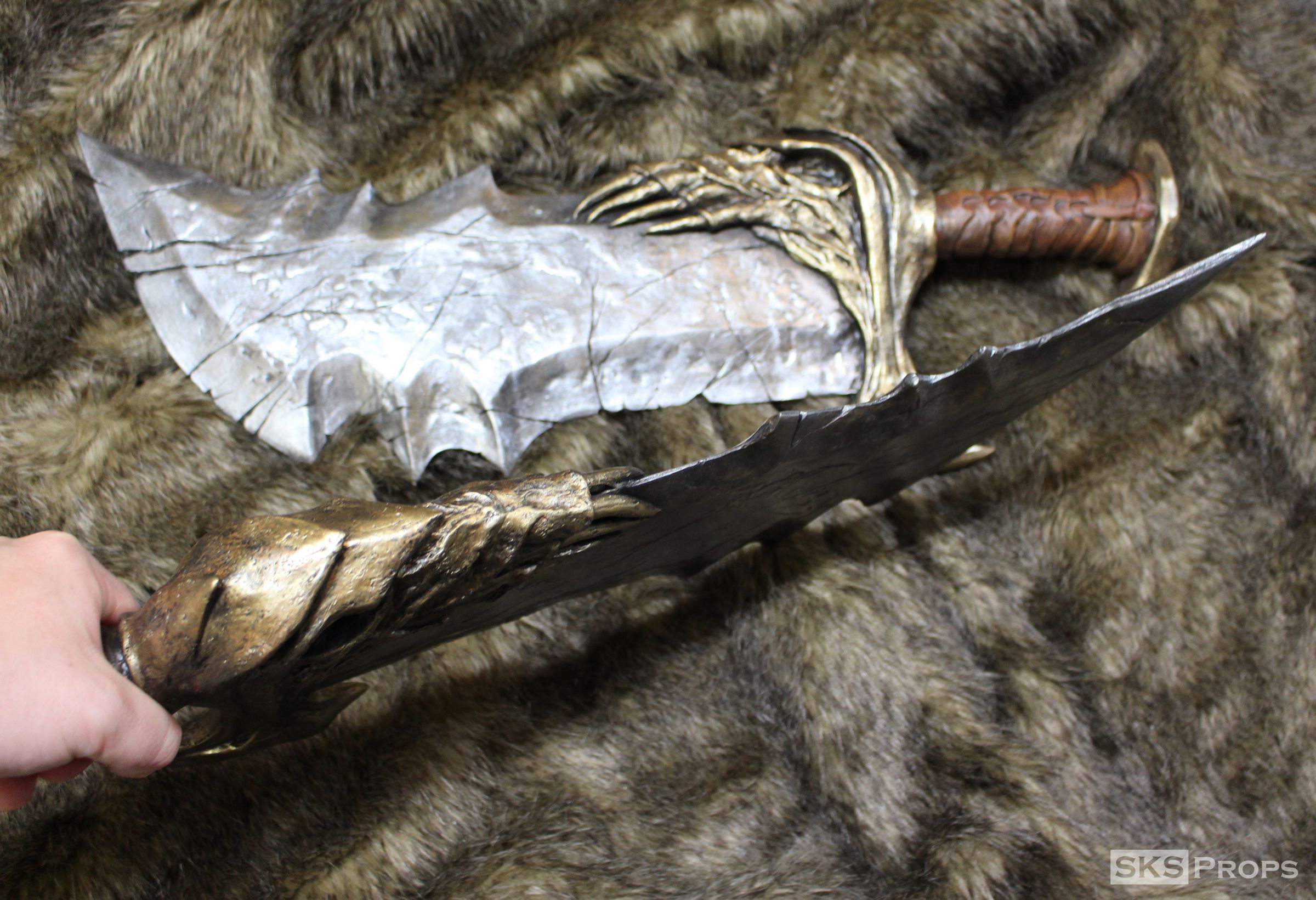 God of War Blades of Chaos Hand Sculpted and Resin Cast SKS Props 17