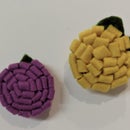 Felt Flower Magnets