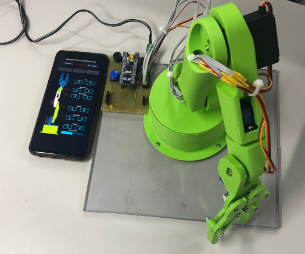 STM32 Robot Arm With Smartphone Control