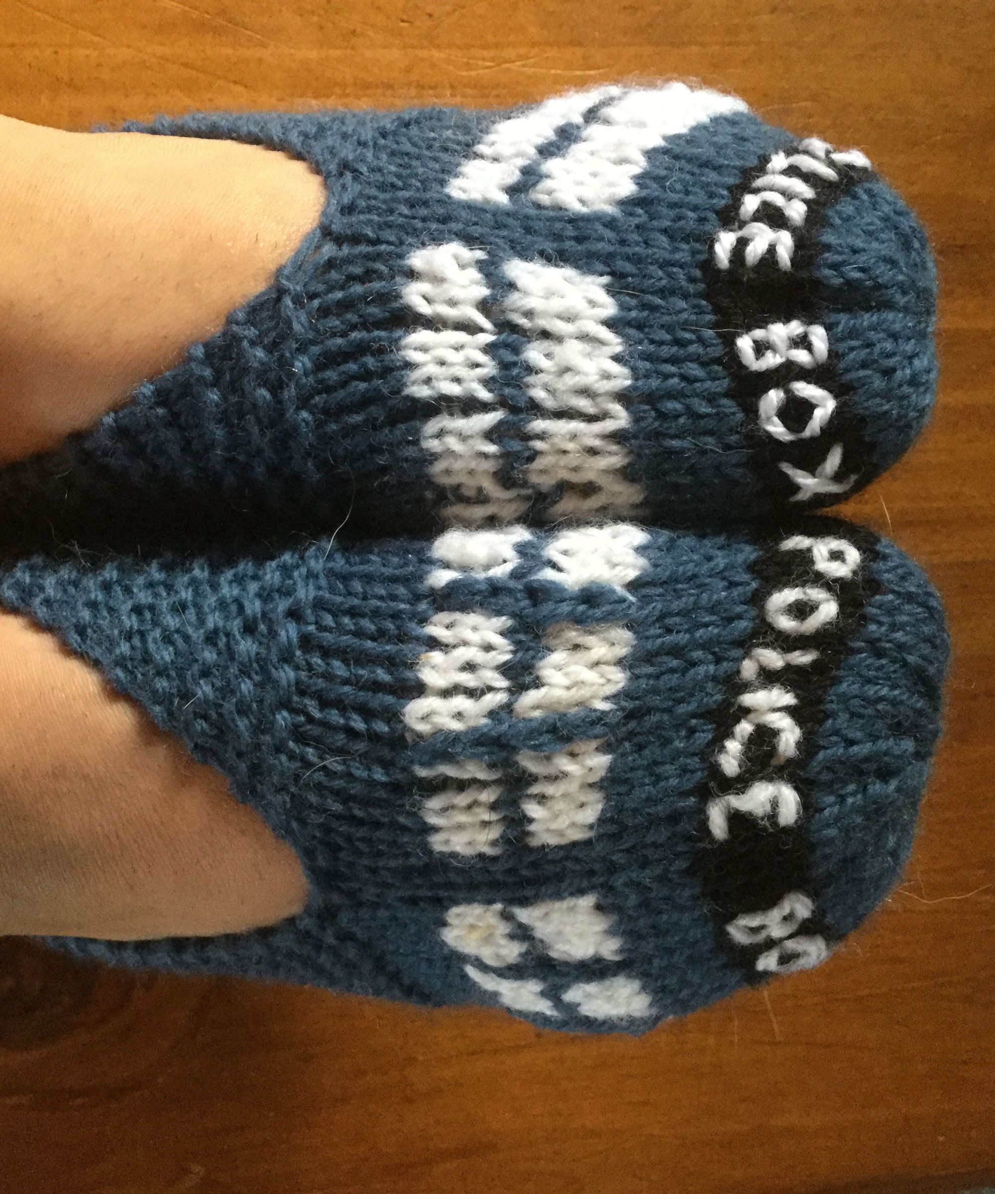 Knit Your Own Tardis Slippers 