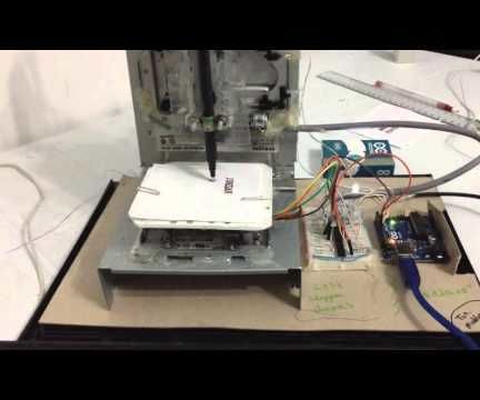 Mini arduino Plotter without a servo motor