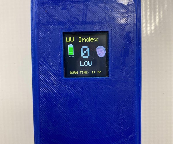 The B.U.R.N. Meter: Rechargeable Arduino UV Index Meter