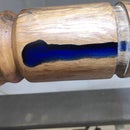 How to Create a Lidded Cup With Epoxy Line