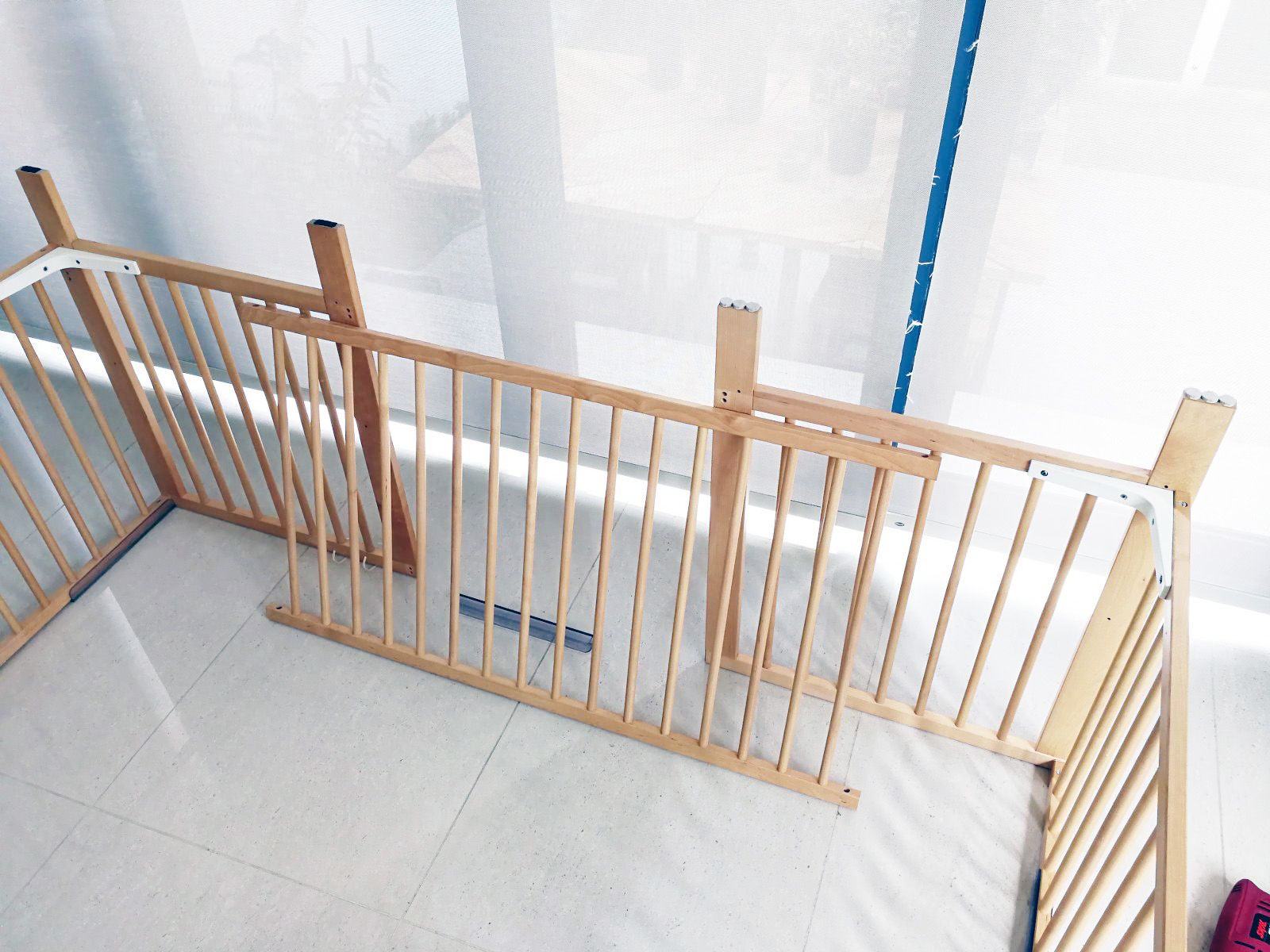 Supersized Toddler Playpen With Sliding Gate Out of Old IKEA Cots 6