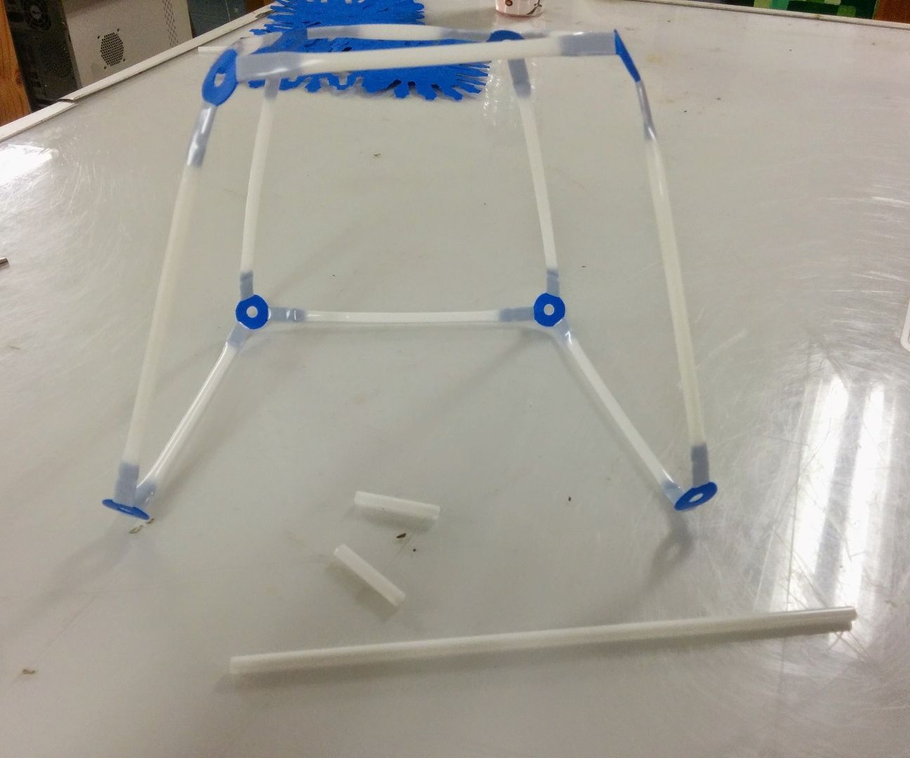 Tabletop Goal With Strawbees