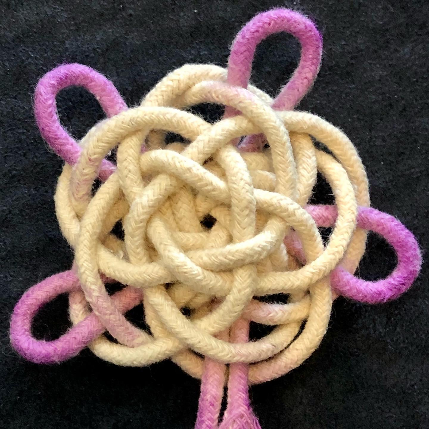 Mat Faced Good Luck Knots 5 Steps Instructables