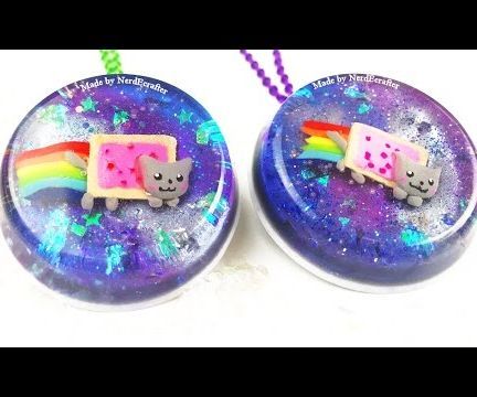DIY Nyan Cat Glitter Galaxy