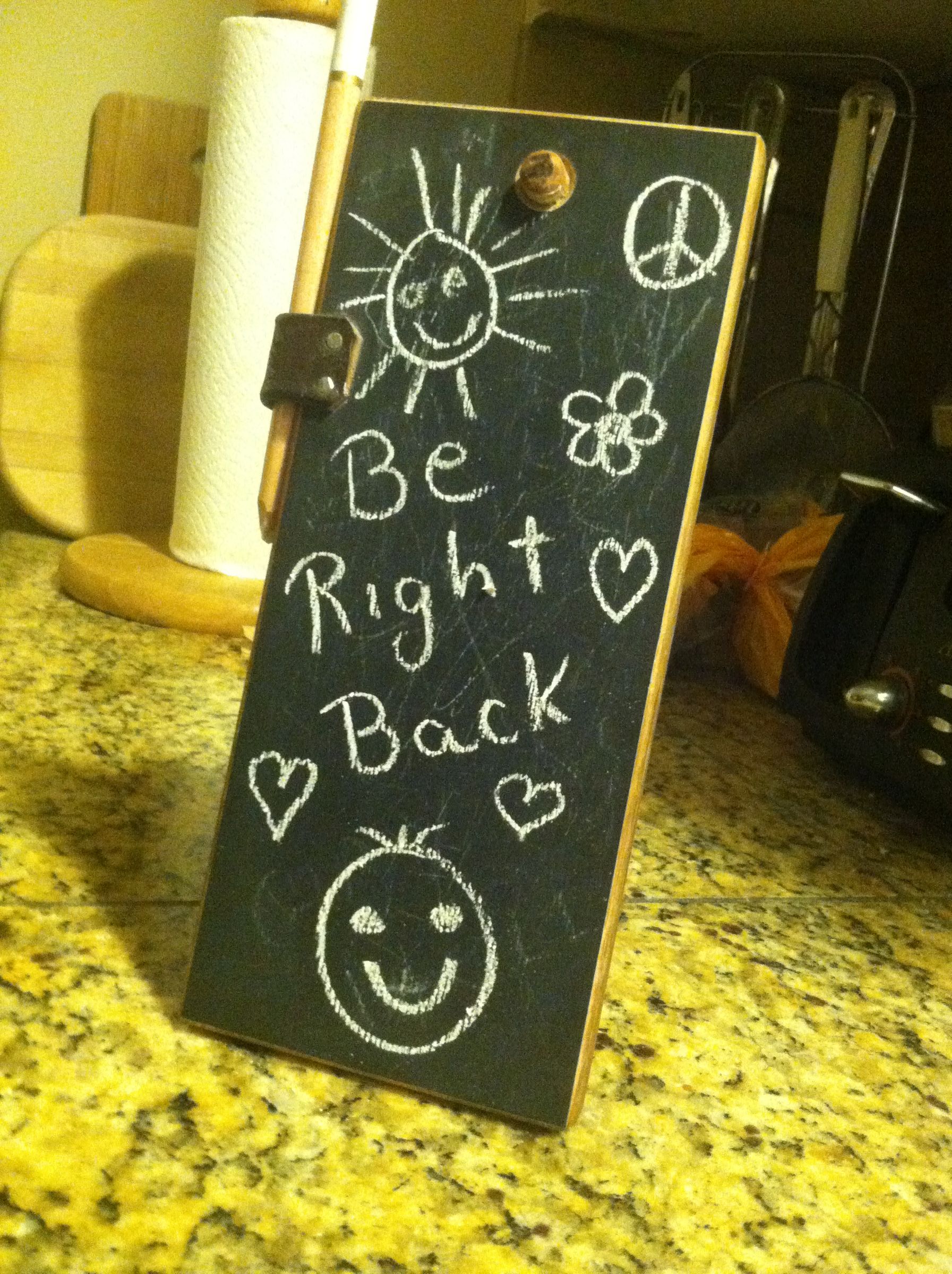 Recycled Pallet Note Pad Chalk Board 12 Steps Instructables