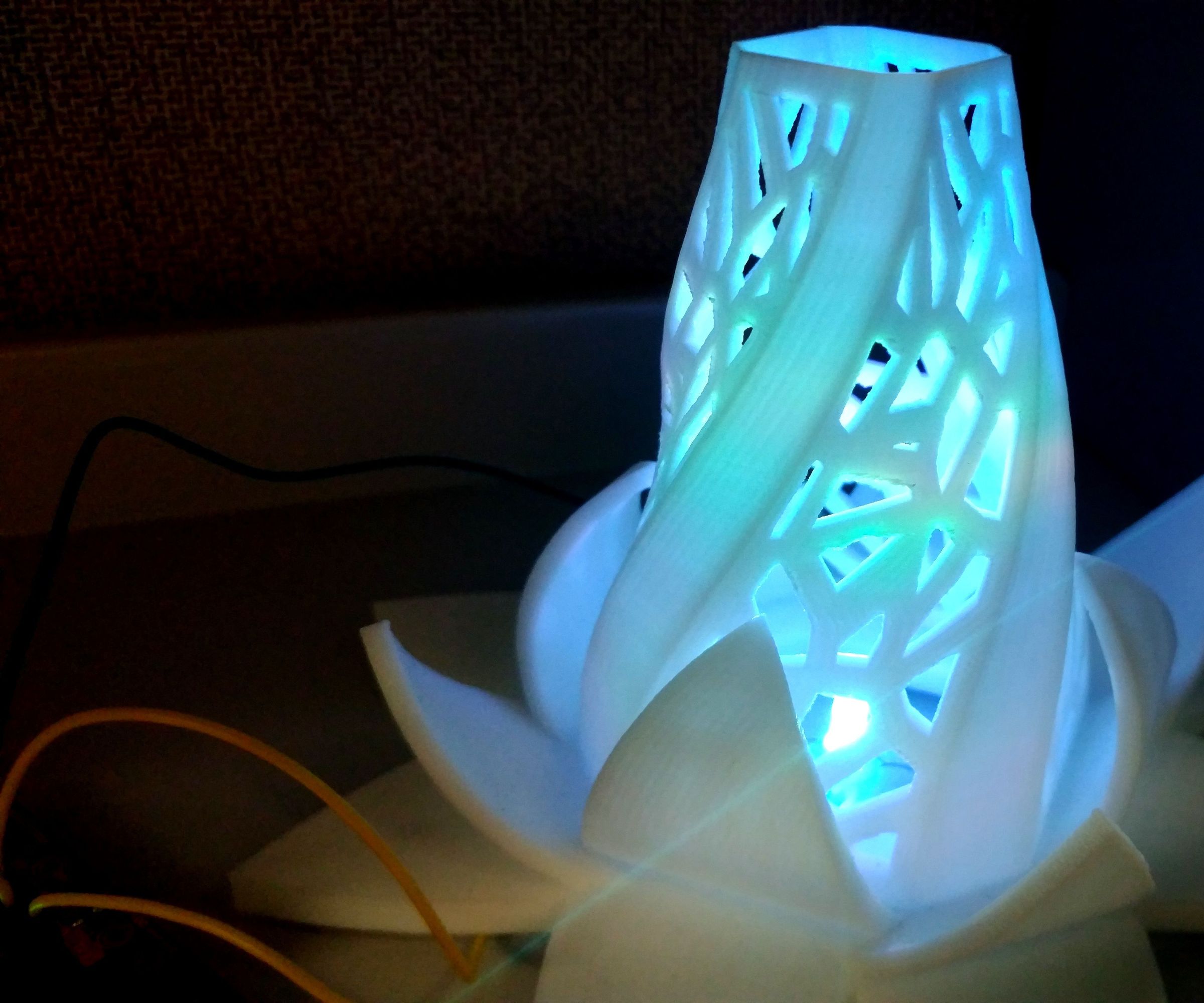 RGB LED Glow Flower