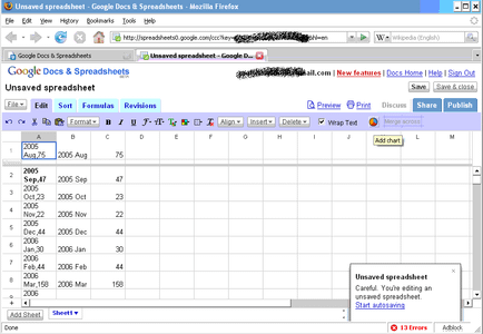 The Spreadsheet