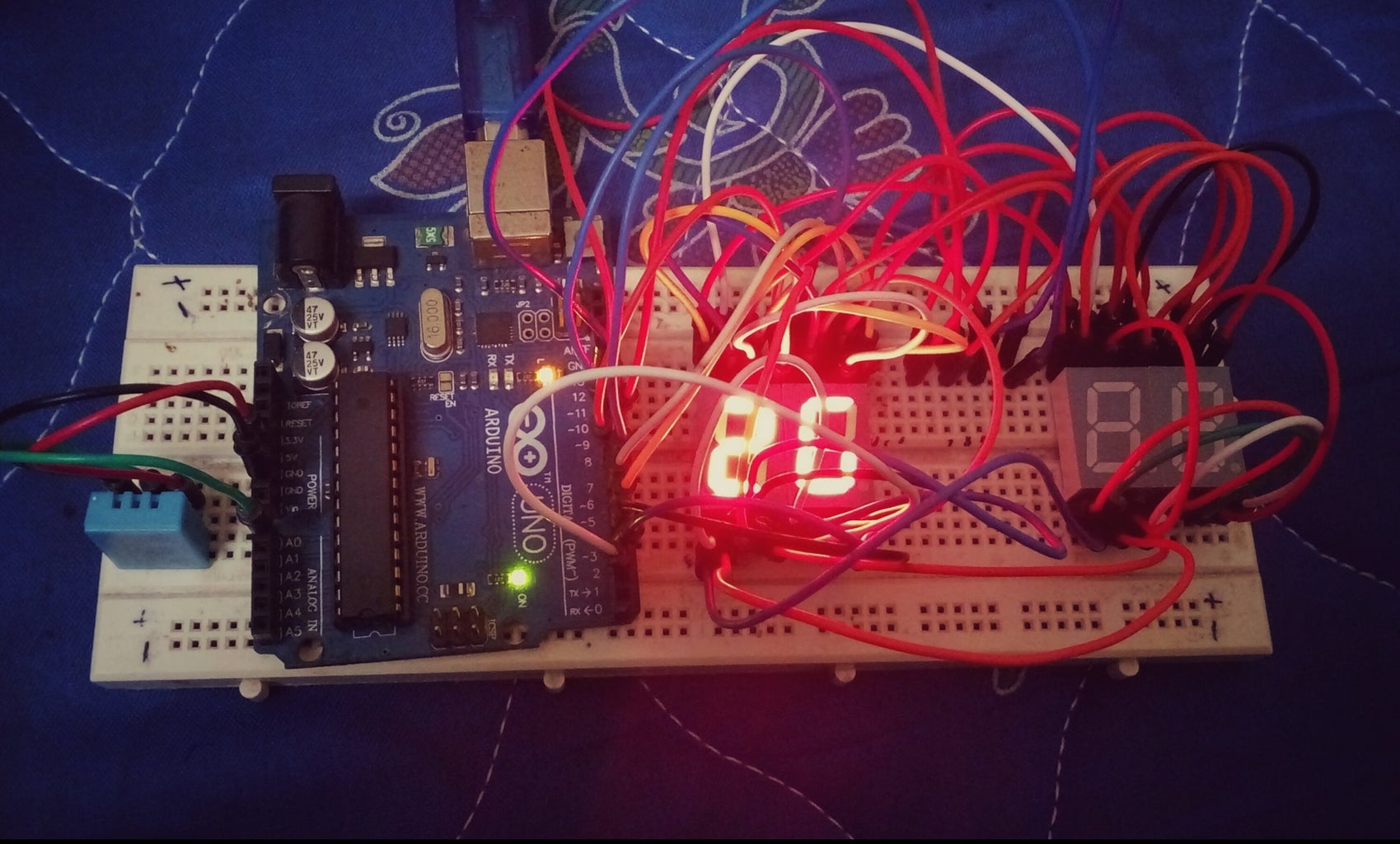 Arduino Temperature and Humidity Display With 7-Segment Display : 3 ...