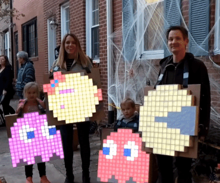 Pac-Man LED Pixel Panel Costume