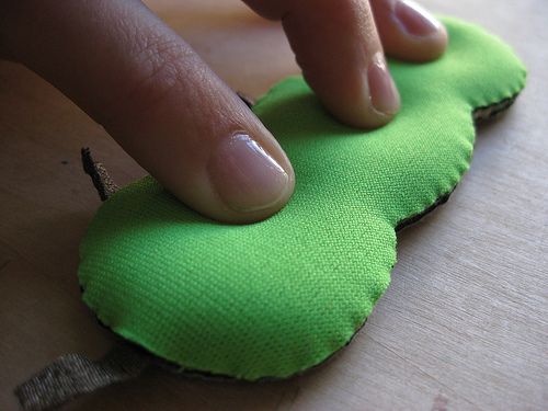 Three Fabric Buttons