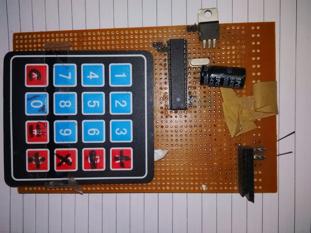 Connecting Sim900 and 4*4 Keypad