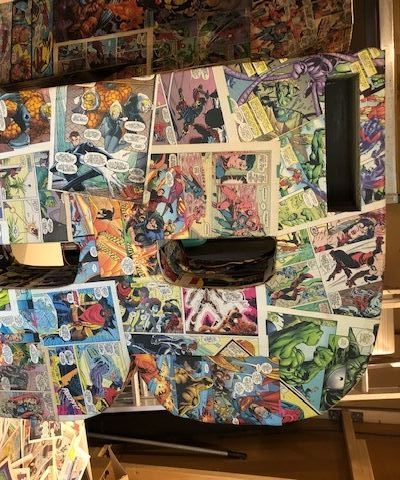 Cool Superhero Birthday Name Postbox