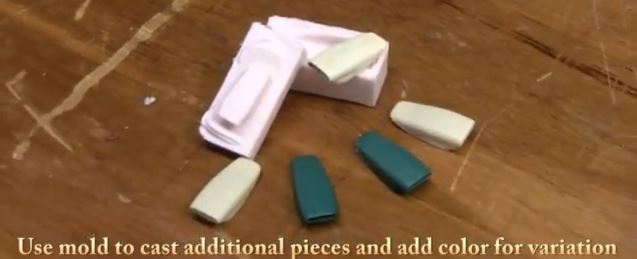 Model Hood Scoop - Molding and Casting Replicas