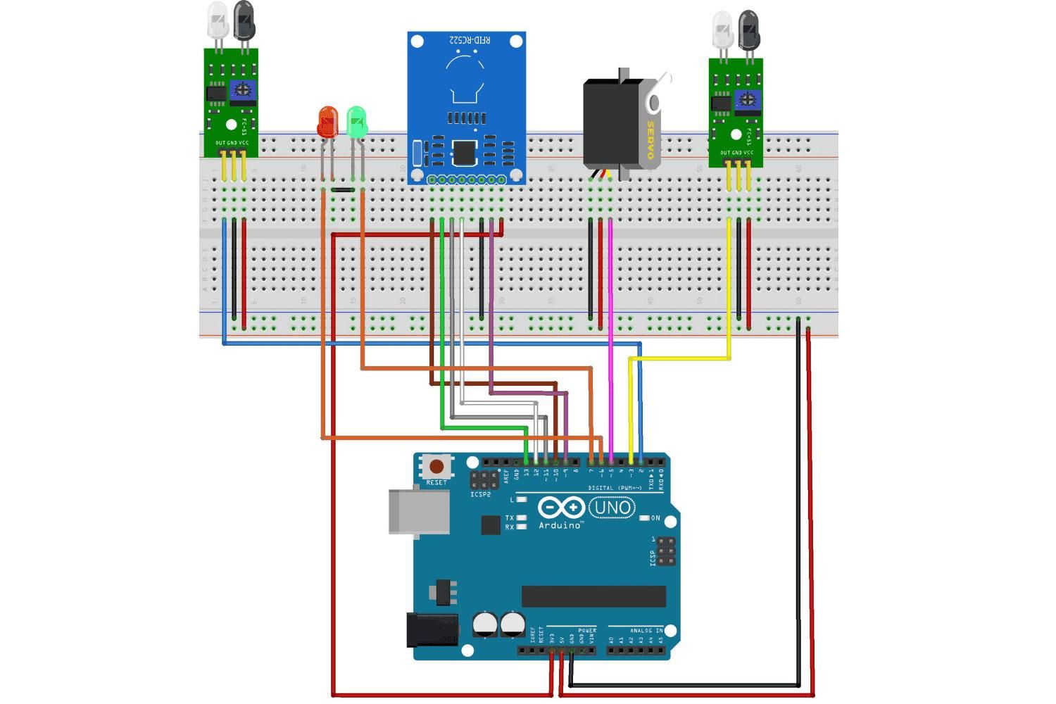 Building an Automatic Toll Gate With Arduino and RFID : 7 Steps ...