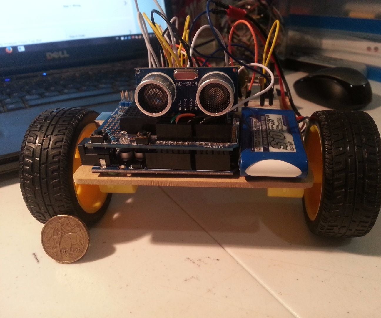 Arduino L293D Obstacle Avoiding Robot : 3 Steps (with Pictures ...