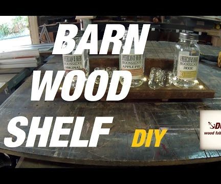 LED Barn Wood Shelf
